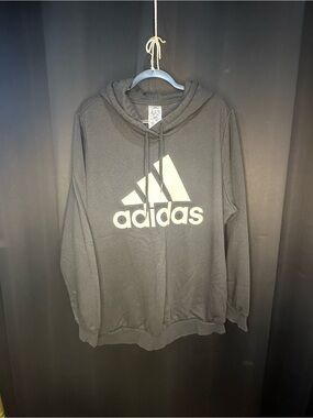 Women’s ADIDAS Black Hoodie with White Trefoil Accent 3X